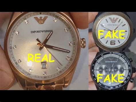 how to spot a fake armani exchange watch|armani watch authenticity check.